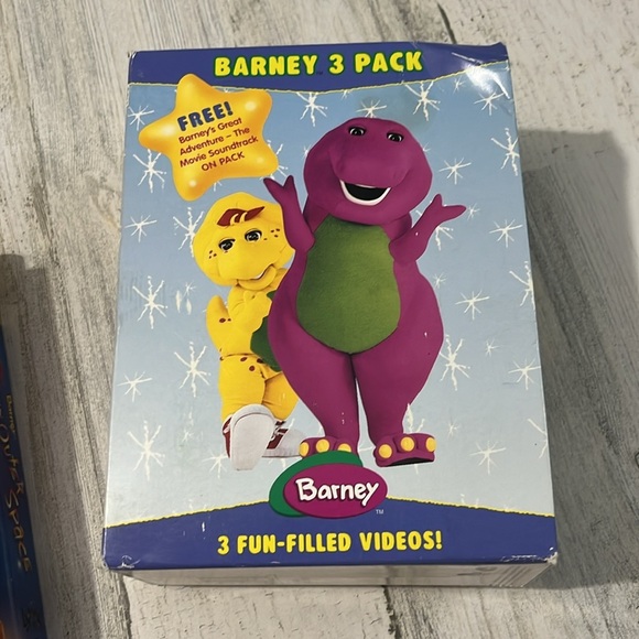 Barney Vintage VHS 3 Pack - Picture 6 of 6